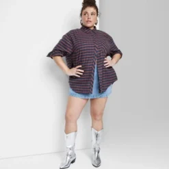 Women's Oversized Button-Down Flannel Shirt - Wild Fable™ Plaid -Wild Fable Shop GUEST 00c5a37a 0c4f 459d b05e d7336c72bab7