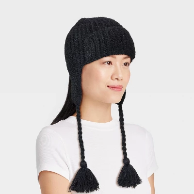 Knitted Trapper Peruvian Hat - Wild Fable™ 3 Knitted Trapper Peruvian Hat - Wild Fable™