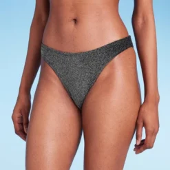 Women's High Leg Cheeky Bikini Bottom - Wild Fable™ Black Lurex 16 Women's High Leg Cheeky Bikini Bottom - Wild Fable™ Black Lurex -Wild Fable Shop GUEST 065c6c45 a54f 4967 8949 a590560f57ba