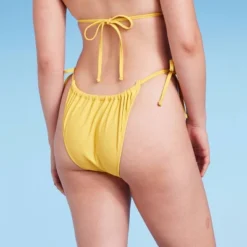 Women's Side-Tie Ultra High Leg Adjustable Coverage Bikini Bottom - Wild Fable™ Yellow 16 Women's Side-Tie Ultra High Leg Adjustable Coverage Bikini Bottom - Wild Fable™ Yellow -Wild Fable Shop GUEST 0760c704 042b 4747 a2aa 79d80eb73699
