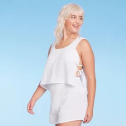 Women's Side-Tie Cover Up Cropped Tank Top - Wild Fable™ 11 Women's Side-Tie Cover Up Cropped Tank Top - Wild Fable™ -Wild Fable Shop GUEST 07b4d415 f7f9 406d 9c96 8d12364d40b9