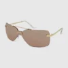 Women's Rimless Metal Aviator Wrap Sunglasses - Wild Fable™ Gold -Wild Fable Shop GUEST 09506be3 9f7f 4ab2 8db8 f7e02db7c59d