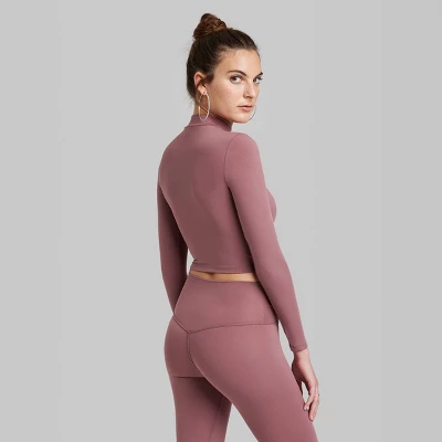 Women's Long Sleeve Mock Neck T-Shirt - Wild Fable™ 4 Women's Long Sleeve Mock Neck T-Shirt - Wild Fable™ - Image 2