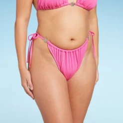 Women's Side-Tie Adjustable Extra High Leg Lurex Plisse Textured Bikini Bottom - Wild Fable™ 15 Women's Side-Tie Adjustable Extra High Leg Lurex Plisse Textured Bikini Bottom - Wild Fable™ -Wild Fable Shop GUEST 0b0d9f00 e87a 428e b805 f1f45f23d5d8