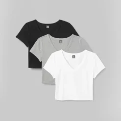 Women's Short Sleeve V-Neck 3pk Bundle T-Shirt - Wild Fable™ White 8 Women's Short Sleeve V-Neck 3pk Bundle T-Shirt - Wild Fable™ White -Wild Fable Shop GUEST 0c796f64 4a44 493a 8ced 8b2d567b4828