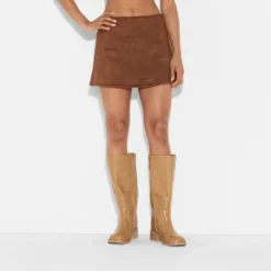 Women's High-Rise Suede A-Line Skort - Wild Fableā¢