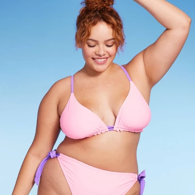 Women's Reversible Triangle Bikini Top - Wild Fable™ 17 Women's Reversible Triangle Bikini Top - Wild Fable™ - Image 15