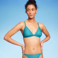 Women's Crochet Overlay Triangle Bikini Top - Wild Fable™ Blue 16 Women's Crochet Overlay Triangle Bikini Top - Wild Fable™ Blue -Wild Fable Shop GUEST 166718fb 0fce 4ca2 acd0 73f8ae32c289