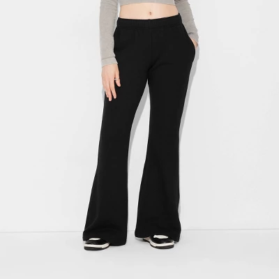 Women's High-Rise Flare Sweatpants - Wild Fable™ 3 Women's High-Rise Flare Sweatpants - Wild Fable™