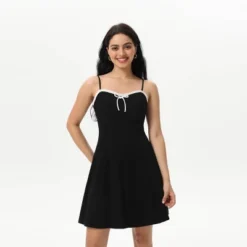 Women's Bow Ruffle Mini Dress - Wild Fable™ Black -Wild Fable Shop GUEST 19b1aedd 2bee 4a5f a88e ed922413d05b
