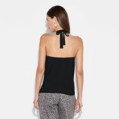 Women's Sleeveless Tie-Collar Pullover Sweater - Wild Fable™ 4 Women's Sleeveless Tie-Collar Pullover Sweater - Wild Fable™ - Image 2