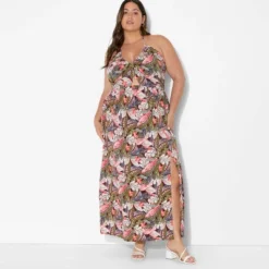 Women's Ruched Maxi Halter A-Line Dress - Wild Fable™ Assorted Pinks Floral 9 Women's Ruched Maxi Halter A-Line Dress - Wild Fable™ Assorted Pinks Floral -Wild Fable Shop GUEST 1cdf7f60 b55e 4d1d 90a1 91ada748a420