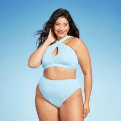 Women's Cross Front Pucker Textured Halter Bikini Top - Wild Fable™ 19 Women's Cross Front Pucker Textured Halter Bikini Top - Wild Fable™ -Wild Fable Shop GUEST 1d6f210f 5471 4bb2 8845 3c6d35aa290b