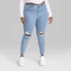 Women's Super-High Rise Distressed Skinny Jeans - Wild Fable™ Medium Wash 2 Women's Super-High Rise Distressed Skinny Jeans - Wild Fable™ Medium Wash -Wild Fable Shop GUEST 1eb6fb2d 1b0d 442b ae84 8928c66b671d