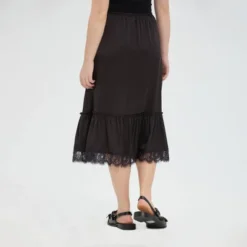 Women's Satin Midi Skirt - Wild Fableā¢