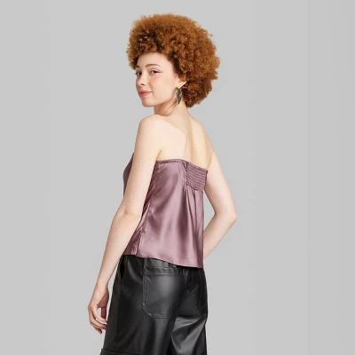 Women's Satin Tube Top - Wild Fable™ 4 Women's Satin Tube Top - Wild Fable™ - Image 2