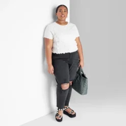 Women's Super-High Rise Curvy Tapered Jeans - Wild Fable™ Black Wash 9 Women's Super-High Rise Curvy Tapered Jeans - Wild Fable™ Black Wash -Wild Fable Shop GUEST 24f96f62 0047 4c1e 8c67 0ab7ebc7c0e7