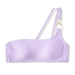 Women's Ring Detail One Shoulder Bralette Bikini Top - Wild Fable™ Shiny Light Purple 13 Women's Ring Detail One Shoulder Bralette Bikini Top - Wild Fable™ Shiny Light Purple -Wild Fable Shop GUEST 26e04bce 19ee 473f a00b 3c7e245e6628