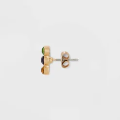 Retro Floral And Heart Icon Stud Earring Set 30pc - Wild Fable™