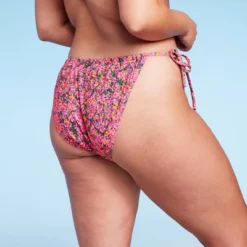 Women's Side-Tie Cheeky Bikini Bottom - Wild Fable™ Pink Floral Print 12 Women's Side-Tie Cheeky Bikini Bottom - Wild Fable™ Pink Floral Print -Wild Fable Shop GUEST 281f7e52 f233 4552 b0a6 ab53ccda13d2