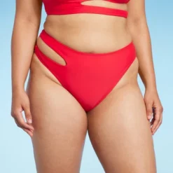 Women's Side Cut Out Mid-Rise High Leg Cheeky Bikini Bottom - Wild Fable™ Red 11 Women's Side Cut Out Mid-Rise High Leg Cheeky Bikini Bottom - Wild Fable™ Red -Wild Fable Shop GUEST 2ae1468c c109 4dd1 8e62 b5542fd31abe