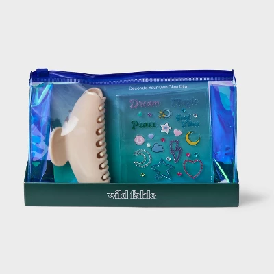 DIY Claw Hair Clip Stickers Kit - Wild Fable™ 3 DIY Claw Hair Clip Stickers Kit - Wild Fable™