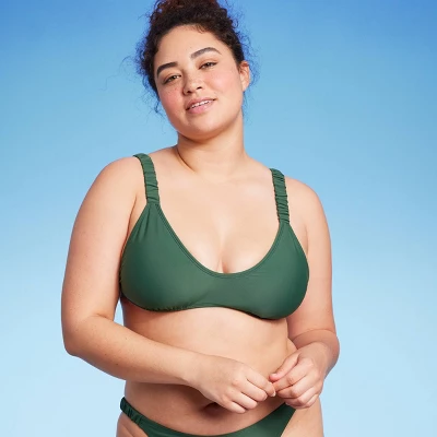 Women's Scrunchie Strap Detail Bralette Bikini Top - Wild Fable™ 9 Women's Scrunchie Strap Detail Bralette Bikini Top - Wild Fable™ - Image 7