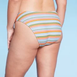Women's High Leg Cheeky Bikini Bottom - Wild Fable™ Multi Lurex Striped 12 Women's High Leg Cheeky Bikini Bottom - Wild Fable™ Multi Lurex Striped -Wild Fable Shop GUEST 2d891d48 1846 4b99 b81a 4384093f6331
