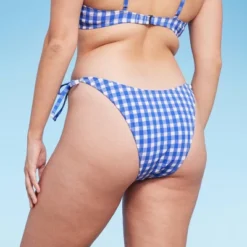 Women's Side-Tie Ultra High Leg Super Cheeky Bikini Bottom - Wild Fable™ Cobalt Blue Gingham Print 13 Women's Side-Tie Ultra High Leg Super Cheeky Bikini Bottom - Wild Fable™ Cobalt Blue Gingham Print -Wild Fable Shop GUEST 2e2eb894 4f03 45bd 8a07 34951ade2024