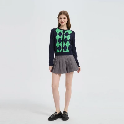 Women's Argyle Cardigan - Wild Fable™ 4 Women's Argyle Cardigan - Wild Fable™ - Image 2
