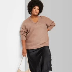 Women's V-Neck Fuzzy Oversized Pullover Sweater - Wild Fable™ 10 Women's V-Neck Fuzzy Oversized Pullover Sweater - Wild Fable™ -Wild Fable Shop GUEST 2f9639a9 15d2 46b0 88f1 0db762518b69