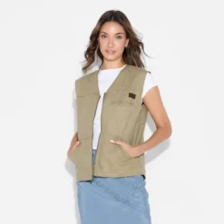 Women's Canvas Utility Vest - Wild Fableā¢