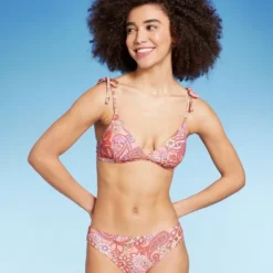 Women's Shoulder Tie Bralette Bikini Top - Wild Fable™ Peach Paisley Print 10 Women's Shoulder Tie Bralette Bikini Top - Wild Fable™ Peach Paisley Print -Wild Fable Shop GUEST 30fdeb0b 8b0f 4eb4 8884 a1a9b993f0a5