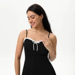 Women's Bow Ruffle Mini Dress - Wild Fable™ Black -Wild Fable Shop GUEST 33e9dfb2 90d3 417e bb14 19ed2c090cee