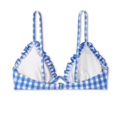 Women's Ruffle Trim Textured Underwire Bikini Top - Wild Fable™ Cobalt Blue Gingham Print 15 Women's Ruffle Trim Textured Underwire Bikini Top - Wild Fable™ Cobalt Blue Gingham Print -Wild Fable Shop GUEST 34d83ec2 e761 4dfb b894 8b67bea65070