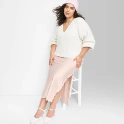 Women's Satin Lace Trim Midi Skirt - Wild Fable™ 11 Women's Satin Lace Trim Midi Skirt - Wild Fable™ -Wild Fable Shop GUEST 351374e9 b80c 4b8c a993 5a1ec9a575df