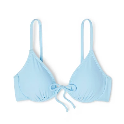 Women's Tie Detail Underwire Bikini Top - Wild Fable™ 7 Women's Tie Detail Underwire Bikini Top - Wild Fable™ - Image 5