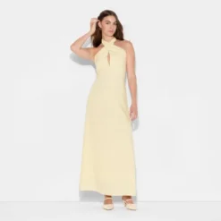 Women's Maxi A-Line Dress - Wild Fable™ Yellow