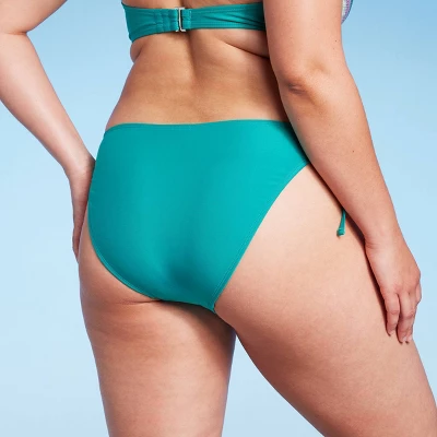 Women's Side-Tie Cheeky Bikini Bottom - Wild Fable™ Green 6 Women's Side-Tie Cheeky Bikini Bottom - Wild Fable™ Green - Image 4