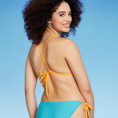 Women's Reversible Triangle Bikini Top - Wild Fable™ 10 Women's Reversible Triangle Bikini Top - Wild Fable™ - Image 8