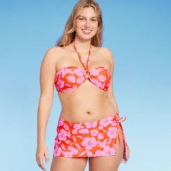 Women's Ring Front Halter Bandeau Bikini Top - Wild Fable™ Orange/Pink Tropical Print 17 Women's Ring Front Halter Bandeau Bikini Top - Wild Fable™ Orange/Pink Tropical Print -Wild Fable Shop GUEST 3c5fd03f 1ce5 4b5e b358 9e4e1d10619e