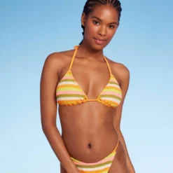 Women's Crochet Triangle Bikini Top - Wild Fable™ Orange Multi Striped 11 Women's Crochet Triangle Bikini Top - Wild Fable™ Orange Multi Striped -Wild Fable Shop GUEST 3ca11389 2332 4d9f ae48 4c077914c6e8