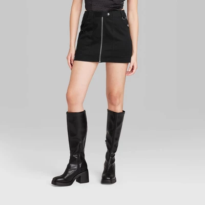 Women's Cargo Utility A-Line Mini Skirt - Wild Fable™ 3 Women's Cargo Utility A-Line Mini Skirt - Wild Fable™