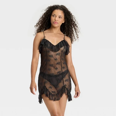Women's Ruffle Lace Slip Dress - Wild Fable™ 6 Women's Ruffle Lace Slip Dress - Wild Fable™ - Image 5
