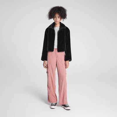 Women's Zip-Front Faux Fur Jacket - Wild Fable™ 4 Women's Zip-Front Faux Fur Jacket - Wild Fable™ - Image 2