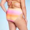 Women's Low-Rise Cheeky High Leg Bikini Bottom - Wild Fable™ Pink/Yellow Ombre Print 2 Women's Low-Rise Cheeky High Leg Bikini Bottom - Wild Fable™ Pink/Yellow Ombre Print -Wild Fable Shop GUEST 40cabaec 2a3e 456f 87e8 9cb81861e2e9