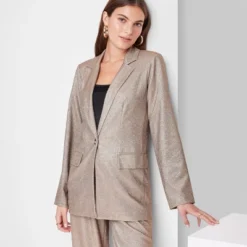 Women's Oversized Glitter Blazer - Wild Fable™ Copper 8 Women's Oversized Glitter Blazer - Wild Fable™ Copper -Wild Fable Shop GUEST 416d557e 52a3 4709 91fa cd4f06925613