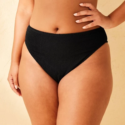 Women's Pucker Textured High Waist Extra High Leg Extra Cheeky Bikini Bottom - Wild Fable™ 5 Women's Pucker Textured High Waist Extra High Leg Extra Cheeky Bikini Bottom - Wild Fable™ - Image 3