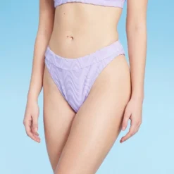Women's Wavy Terry Textured Mid-Waist Ultra High Leg Cheeky Bikini Bottom - Wild Fable™ Lilac Purple 16 Women's Wavy Terry Textured Mid-Waist Ultra High Leg Cheeky Bikini Bottom - Wild Fable™ Lilac Purple -Wild Fable Shop GUEST 4662ba71 55cb 4eb0 87ec 6877d007f114