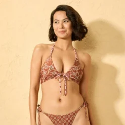 Women's Geo Print Reversible Tie-Front Triangle Bikini Top - Wild Fable™ Brown 8 Women's Geo Print Reversible Tie-Front Triangle Bikini Top - Wild Fable™ Brown -Wild Fable Shop GUEST 4a47635e a892 4c1d abcf 89b967a74c45